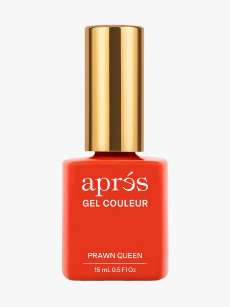 Après Nail Gel Couleur in Prawn Queen in branded component on a light gray background