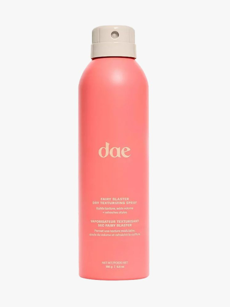 Dae Fairy Blaster Texturizing Spray in branded component on a light gray background